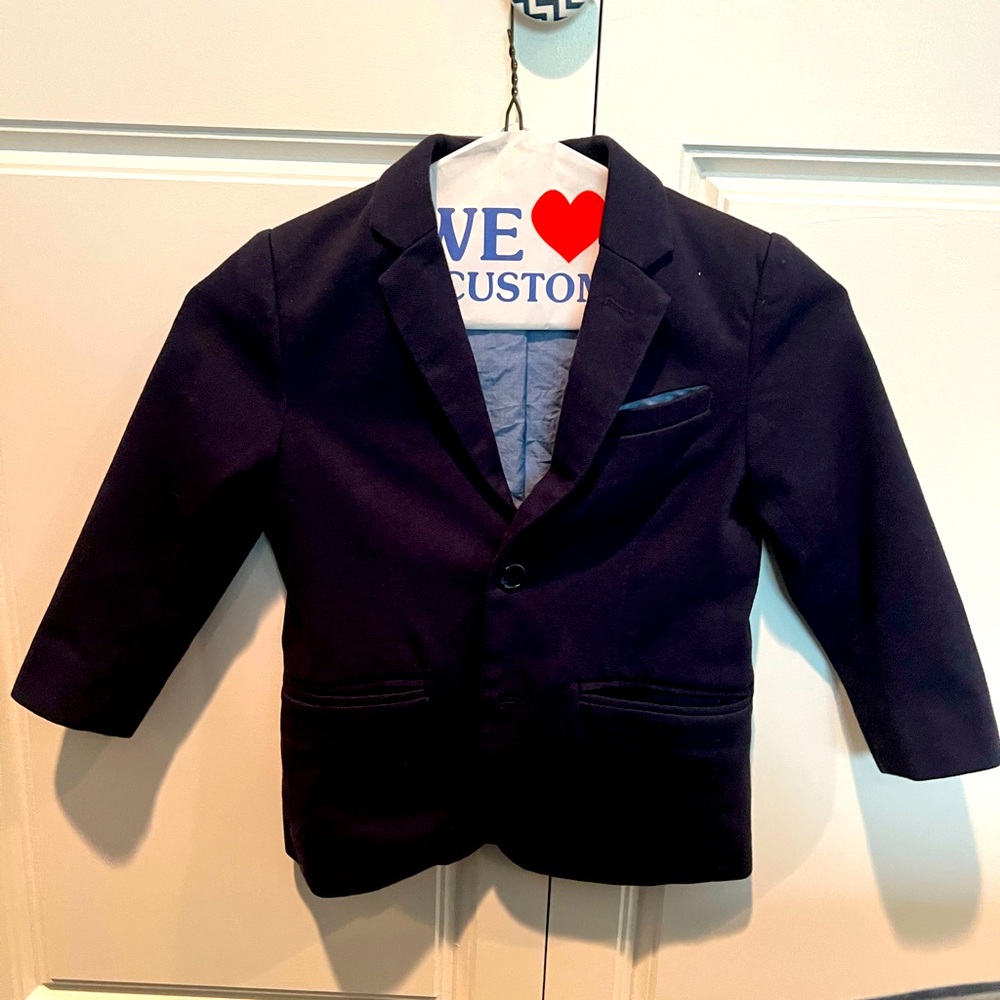 Navy sport jacket size 4/5